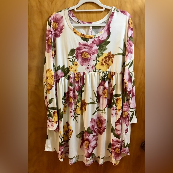 Red Lolly brand Large Floral Dress or Tunic - Picture 1 of 5